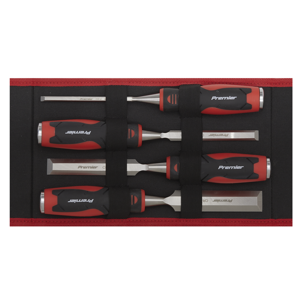 Sealey 4pc Hammer-Thru Wood Chisel Set AK9239