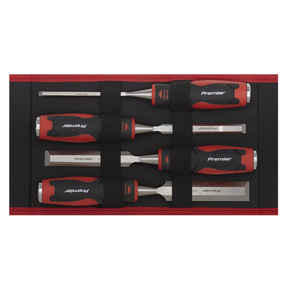 Sealey 4pc Hammer-Thru Wood Chisel Set AK9239