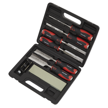 Sealey 8pc Hammer-Thru Wood Chisel Set AK9240
