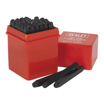 Sealey 36pc 4mm Letter & Number Punch Set AK9296
