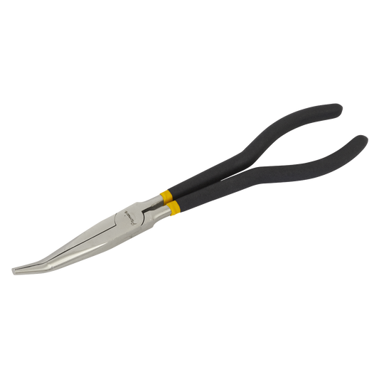Sealey 280mm Offset Needle Nose Pliers Ni-Fe Finish AK935