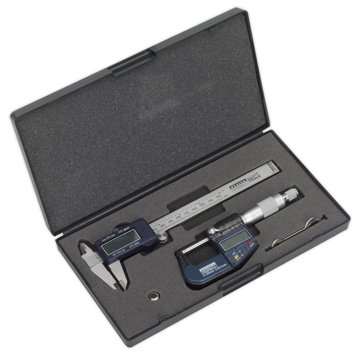 Sealey 2pc Digital Measuring Set AK9637D