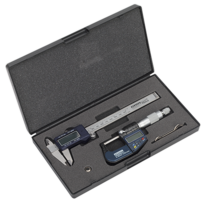 Sealey 2pc Digital Measuring Set AK9637D