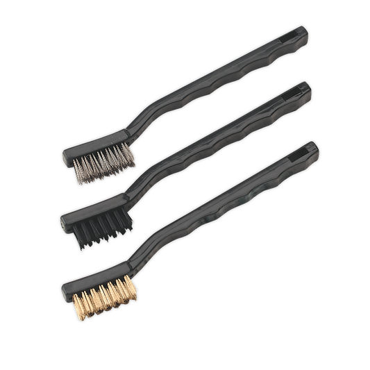 Sealey 3pc Miniature Brush Set AK9791