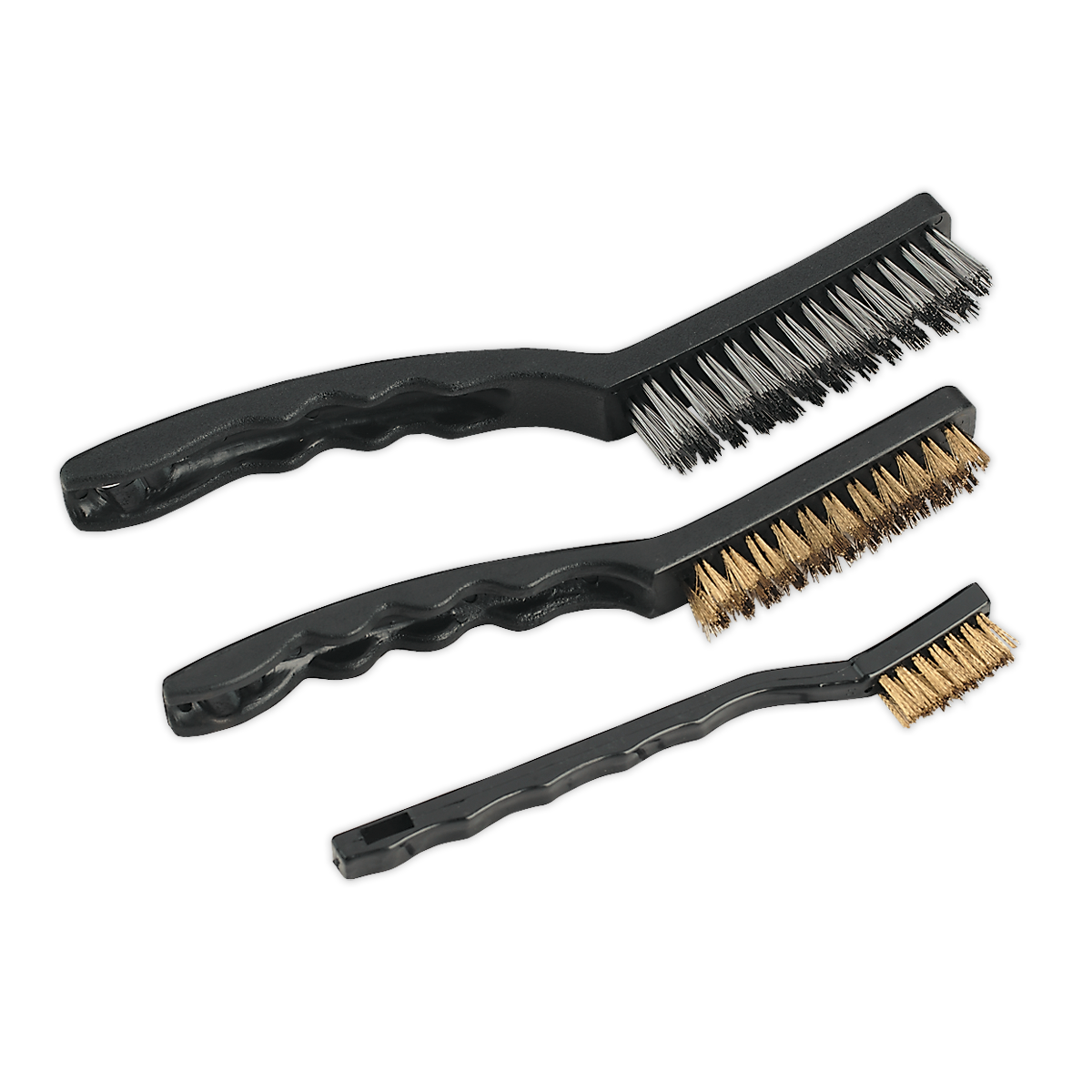 Sealey 3pc Auto Engineer’s Wire Brush Set AK9801