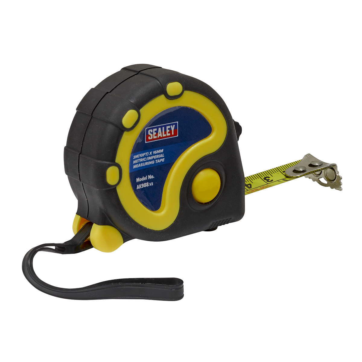 Sealey 3m(10ft) x 16mm Metric/Imperial Tape Measure AK988