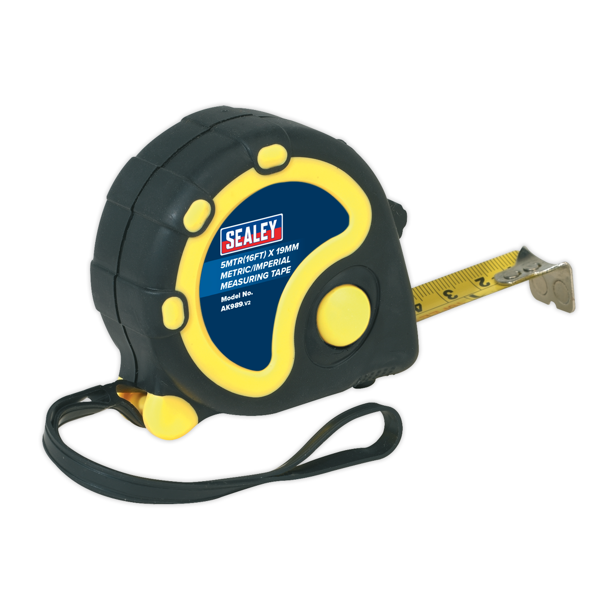 Sealey 5m(16ft) x 19mm Metric/Imperial Tape Measure AK989