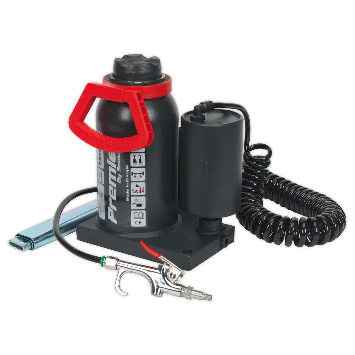 Sealey 20tonne Bottle Jack Manual/Air Hydraulic AM20