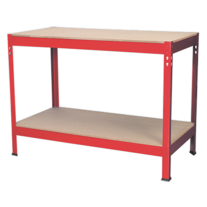 Sealey 1.2m Steel Workbench with Wooden Top AP1210