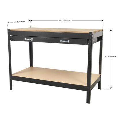 Sealey 1.2m Workbench with Drawer AP12160