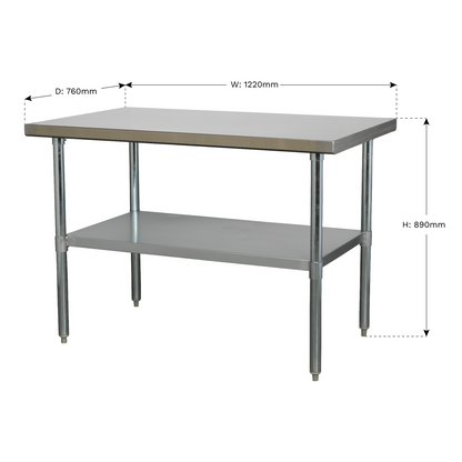 Sealey 1.2m Stainless Steel Workbench AP1248SS
