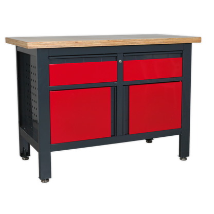 Sealey Workstation with 2 Drawers & 2 Cupboards AP1372A