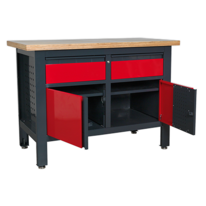 Sealey Workstation with 2 Drawers & 2 Cupboards AP1372A