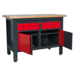Sealey Workstation with 2 Drawers & 2 Cupboards AP1372A