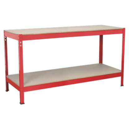 Sealey 1.53m Steel Workbench with Wooden Top AP1535