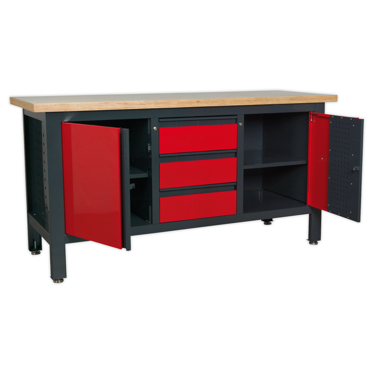 Sealey Workstation with 3 Drawers & 2 Cupboards AP1905C