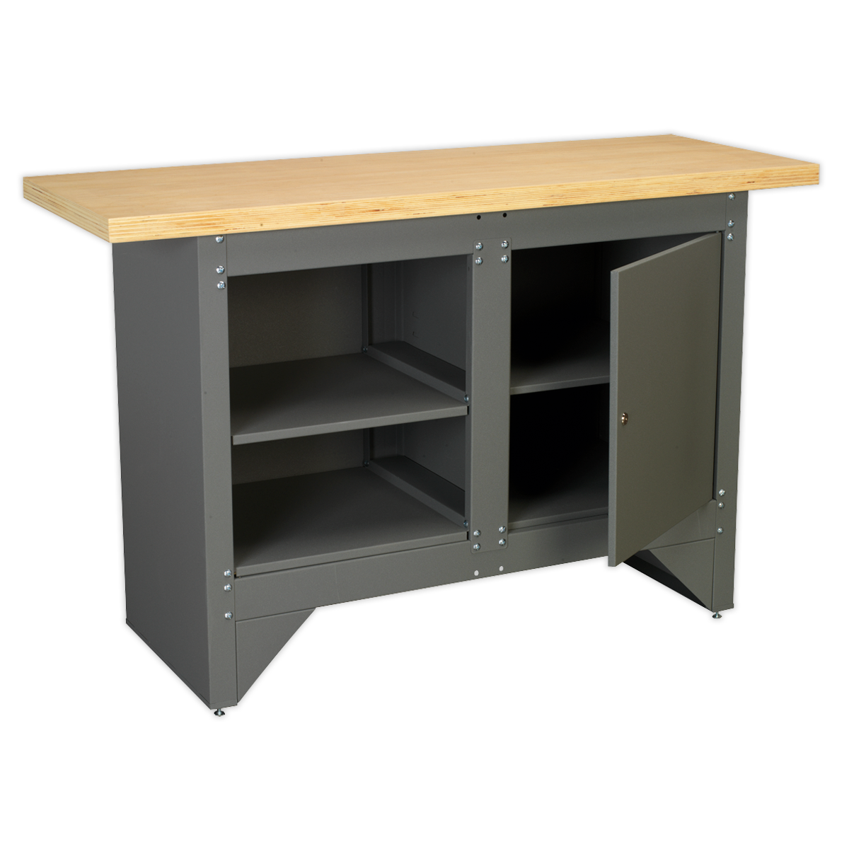 Sealey Heavy-Duty Workbench with Cupboard AP2010