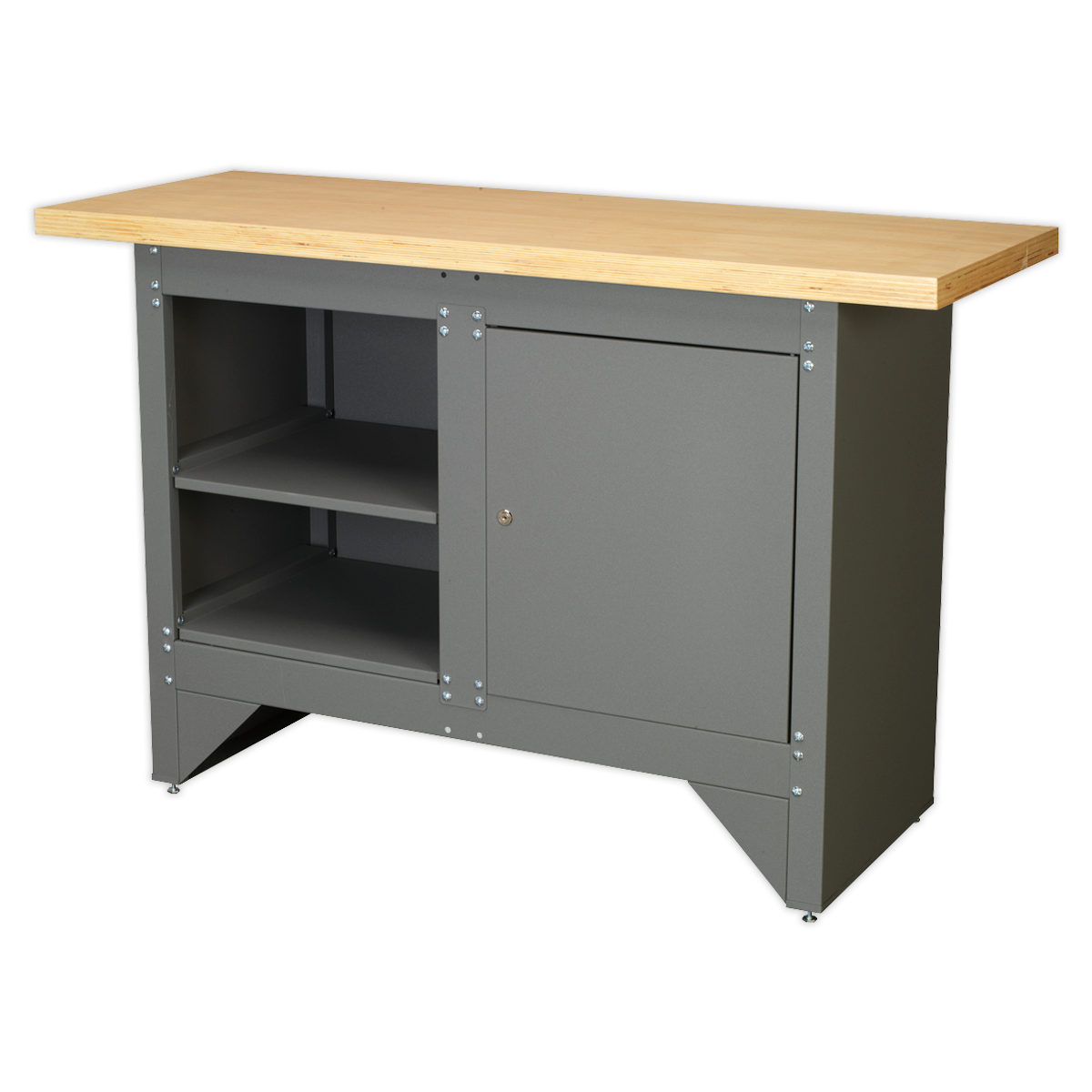 Sealey Heavy-Duty Workbench with Cupboard AP2010