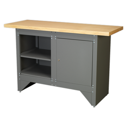 Sealey Heavy-Duty Workbench with Cupboard AP2010