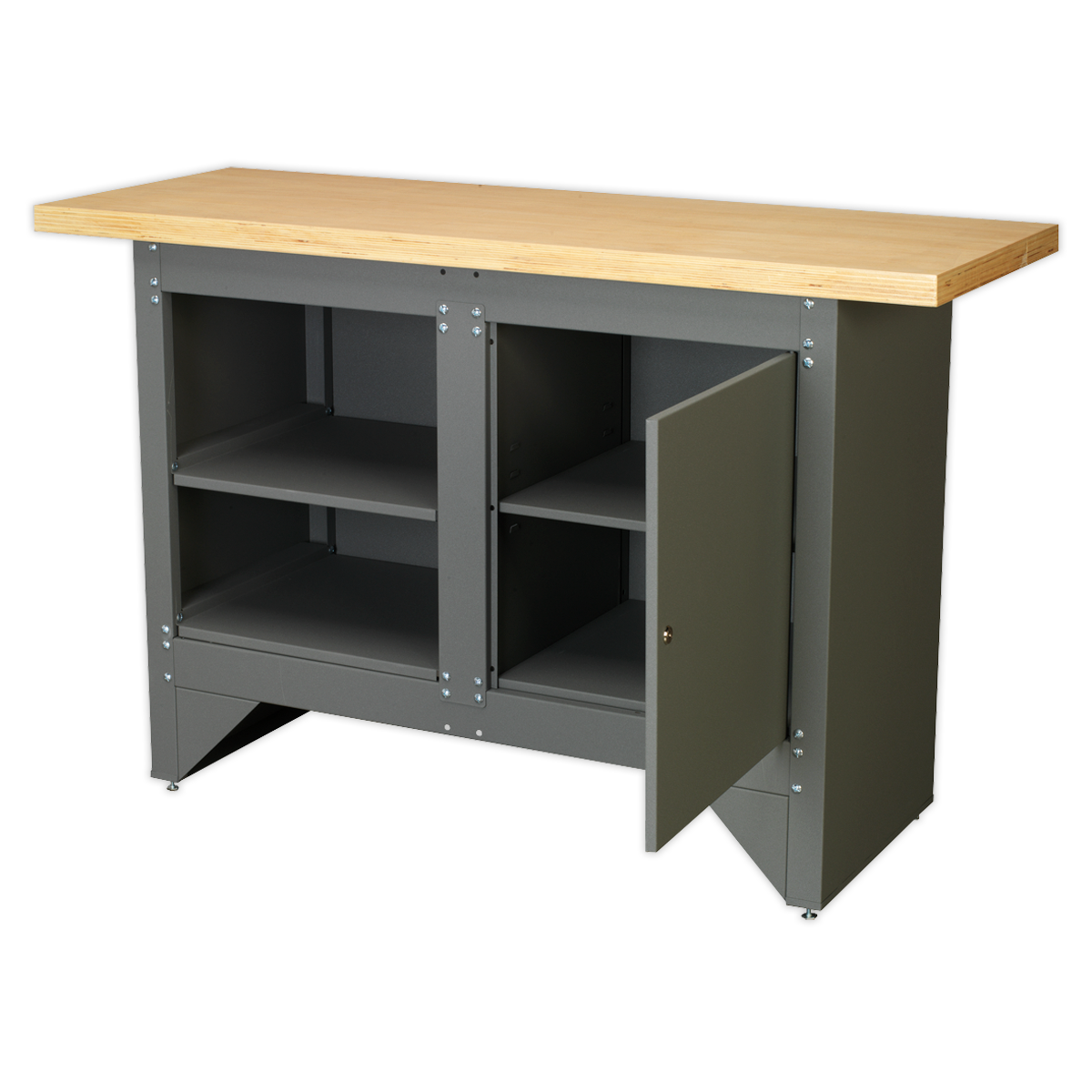 Sealey Heavy-Duty Workbench with Cupboard AP2010