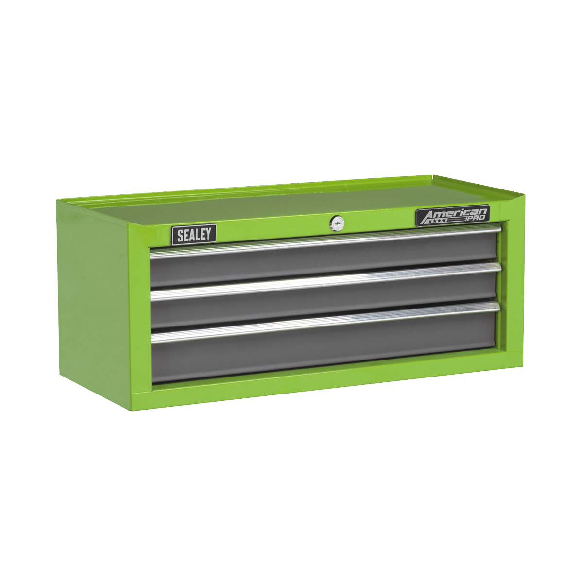 Sealey 3 Drawer Mid-Box with Ball-Bearing Slides - Green/Grey AP22309BBHV