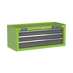 Sealey 3 Drawer Mid-Box with Ball-Bearing Slides - Green/Grey AP22309BBHV