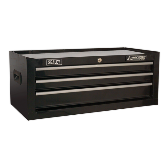 Sealey 3 Drawer Mid-Box with Ball-Bearing Slides - Black AP223B