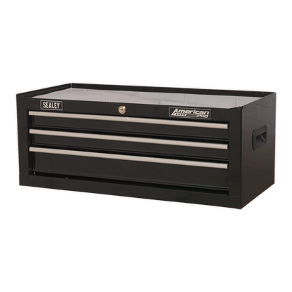 Sealey 3 Drawer Mid-Box with Ball-Bearing Slides - Black AP223B