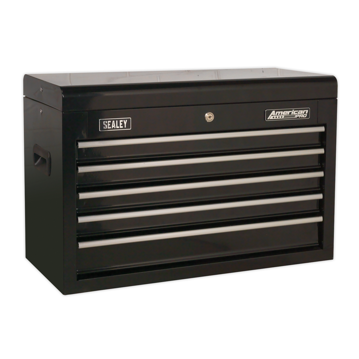 Sealey 5 Drawer Topchest with Ball-Bearing Slides - Black AP225B
