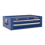 Sealey 2 Drawer Mid-Box with Ball-Bearing Slides - Blue AP26029TC