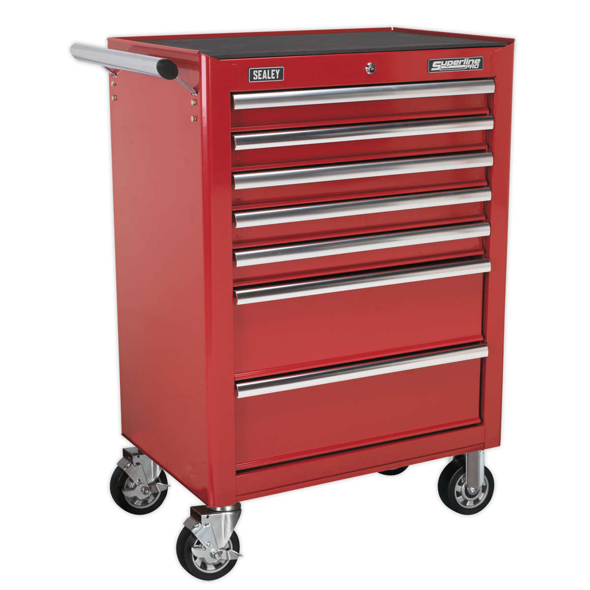 Sealey 7 Drawer Rollcab with Ball-Bearing Slides - Red AP26479T