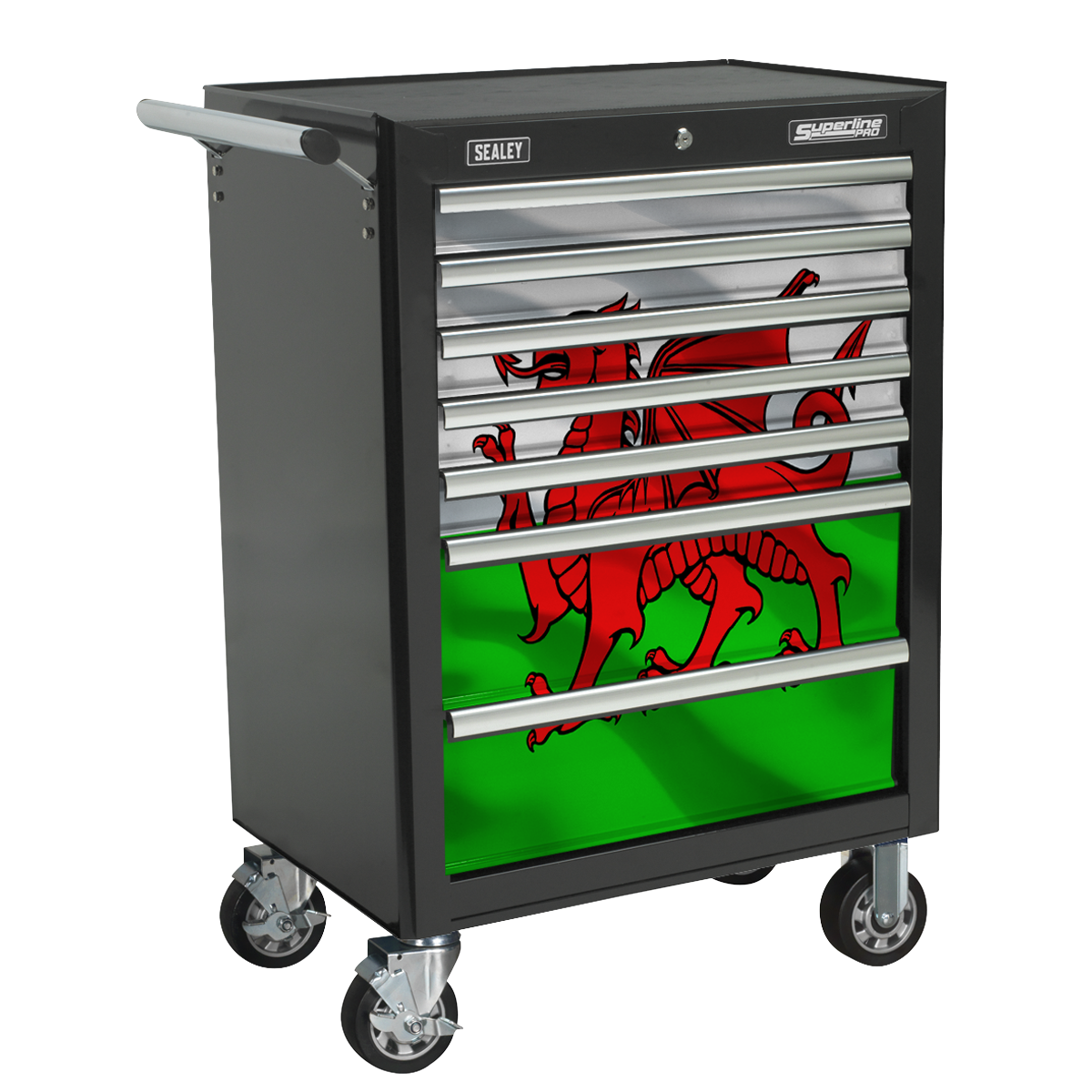 Sealey Wales Graphics 7 Drawer Rollcab Kit AP26479TBWALES