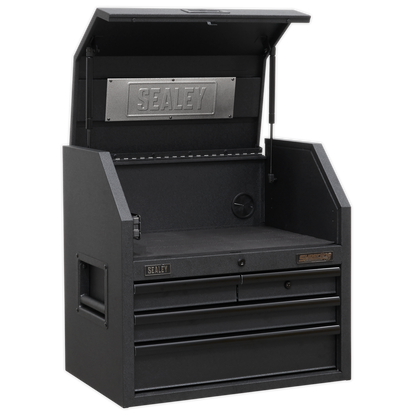 Sealey 4 Drawer 660mm Topchest with Soft Close Drawers & Power Strip AP2704BE