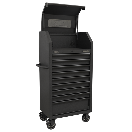 Sealey 9 Drawer 690mm Tower Cabinet with Soft Close Drawers & Power Strip AP2709BE