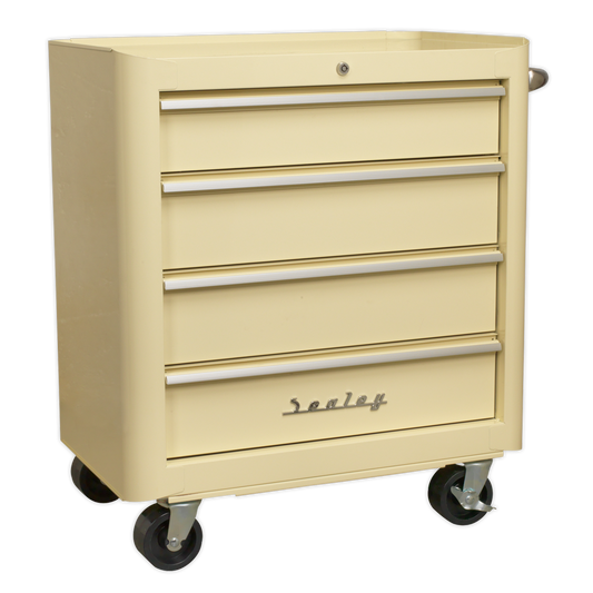 Sealey 4 Drawer Retro Style Rollcab AP28204