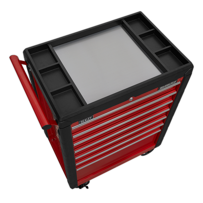 Sealey 7 Drawer Rollcab with Ball-Bearing Slides - Red AP3407