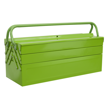 Sealey 530mm 4 Tray Cantilever Toolbox Hi-Vis Green AP521HV