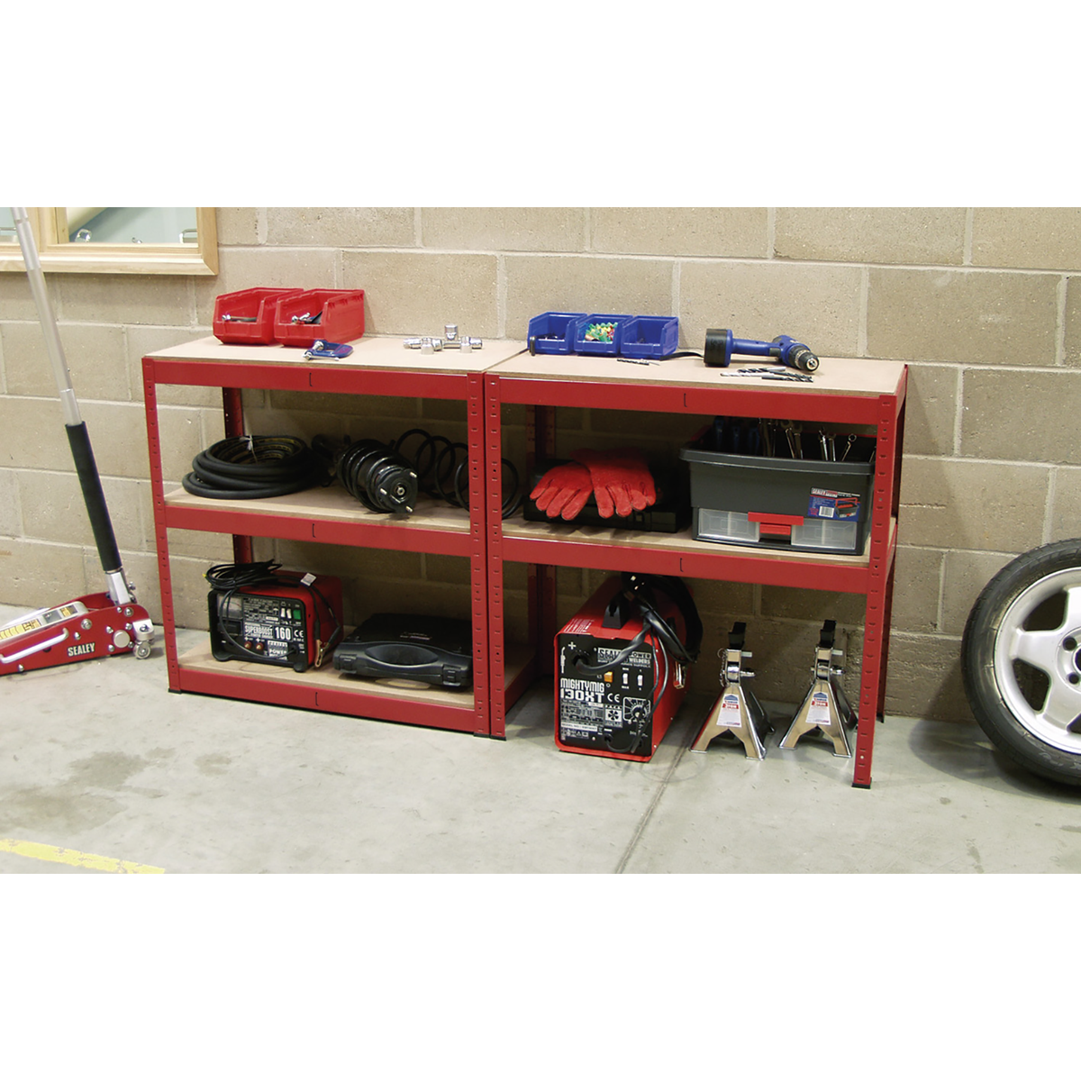 Sealey 5 Shelf Racking Unit - 350kg Capacity Per Level AP6350