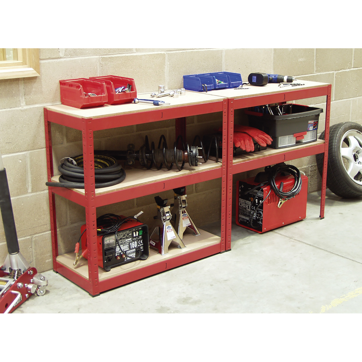 Sealey 5 Shelf Racking Unit - 350kg Capacity Per Level AP6350