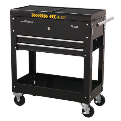Sealey Mobile Tool & Parts Trolley - Black AP705MB