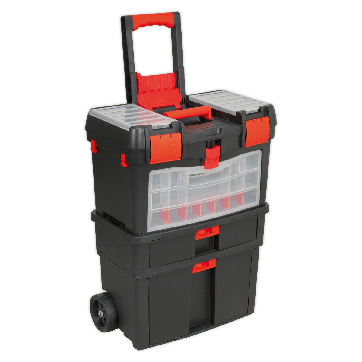 Sealey Mobile Toolbox with Tote Tray & Removable Storage Box AP850