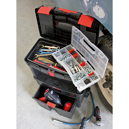 Sealey Mobile Toolbox with Tote Tray & Removable Storage Box AP850