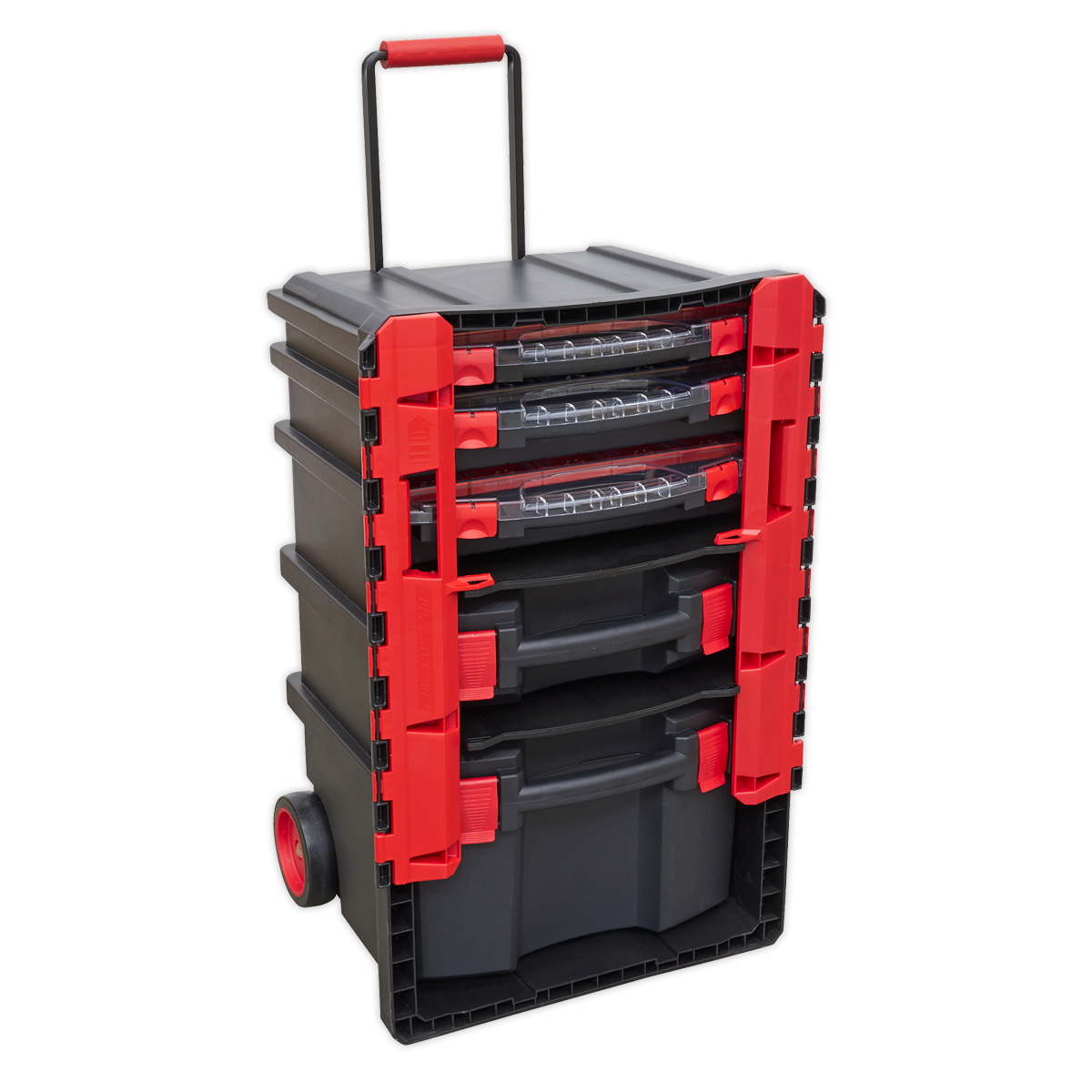 Sealey Professional Mobile Toolbox with 5 Removable Storage Cases AP860