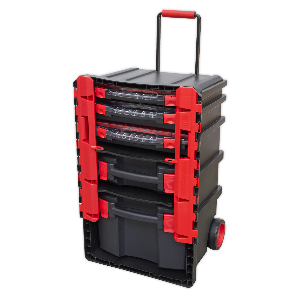 Sealey Professional Mobile Toolbox with 5 Removable Storage Cases AP860