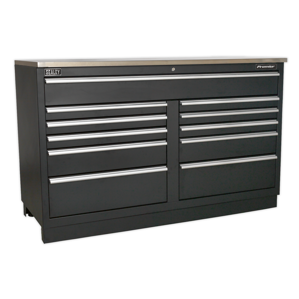Sealey 11 Drawer 1550mm Heavy-Duty Modular Floor Cabinet APMS04