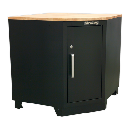 Sealey 930mm Heavy-Duty Modular Corner Floor Cabinet APMS15