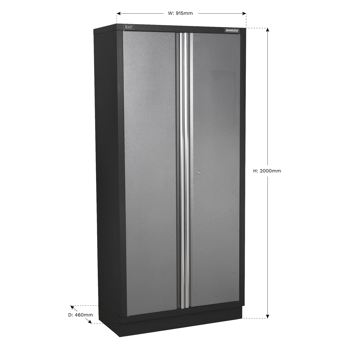 Sealey 915mm Full Height Modular 2 Door Floor Cabinet APMS56