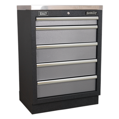 Sealey 680mm Modular 5 Drawer Floor Cabinet APMS59