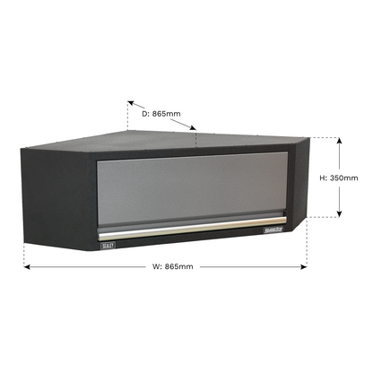 Sealey 865mm Modular Corner Wall Cabinet APMS61