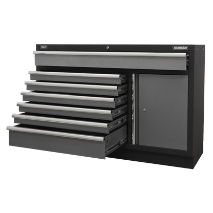 Sealey 1360mm 7 Drawer Modular Floor Cabinet APMS64